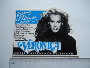 sticker oud Veronica model pinup retro tv radio rur dynasty beschikbaar voor biedingen