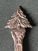 Vintage verzilverd kerstboom lepeltje, Antiek en Kunst, Antiek | Bestek, Ophalen of Verzenden