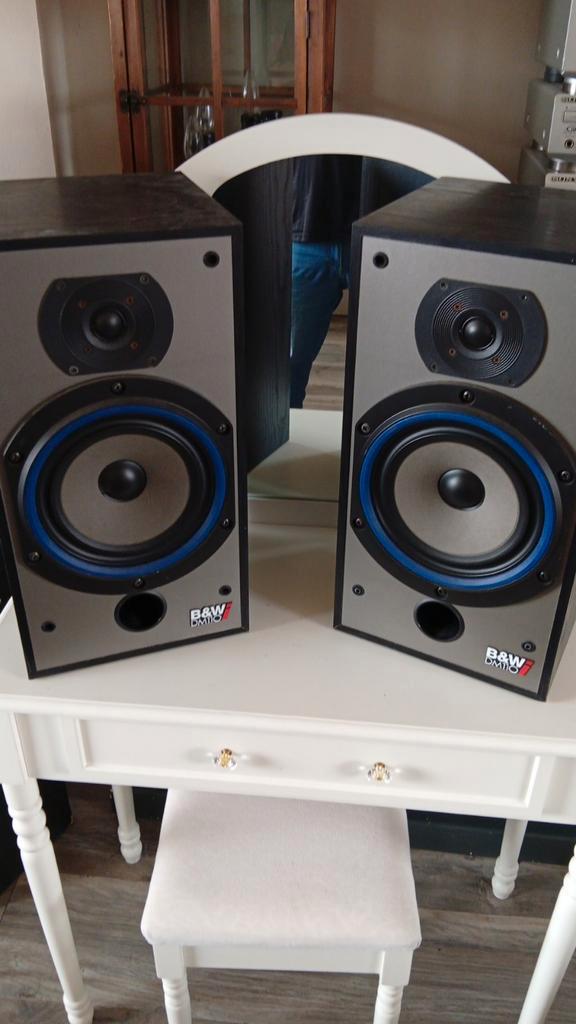 B&W DM110 Speakers - Topkwaliteit!, Audio, Tv en Foto, Luidsprekers, Gebruikt, Front, Rear of Stereo speakers, Bowers & Wilkins (B&W)
