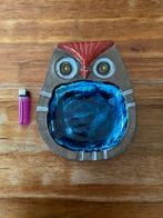 Mid century modern mcm Uil keramiek Belgisch vintage vaas, Ophalen of Verzenden