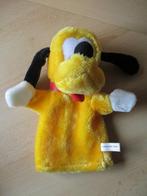 Disney Pluto pluche handpop  26cm  oud!  WD Company, Verzamelen, Disney, Gebruikt, Ophalen of Verzenden, Knuffel, Assepoester of Belle