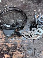 SRAM X7 2 speed voor derailleur en shifter, Fietsen en Brommers, Fietsonderdelen, Gebruikt, SRAM, Derailleur of Ketting, Mountainbike