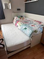 Bed Ikea 1 persoons en onderbed 90 x 200 cm, Huis en Inrichting, Slaapkamer | Bedden, Ophalen, Overige materialen, 90 cm, Eenpersoons