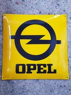 Emaillen opel logo reclame bord garage showroom decoratie, Verzamelen, Merken en Reclamevoorwerpen, Reclamebord, Ophalen of Verzenden