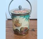 Gezocht nostalgisch blik met hengsel, Verzamelen, Blikken, Ophalen of Verzenden, Overige