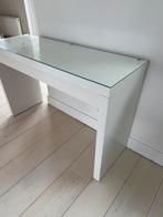 Smal buro MALM ikea nog zgan, Huis en Inrichting, Tafels | Sidetables, Ophalen of Verzenden, Zo goed als nieuw, 25 tot 50 cm, Rechthoekig