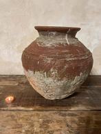Oude Terracotta Kruik - Rustiek Decoratie, Antiek en Kunst, Ophalen
