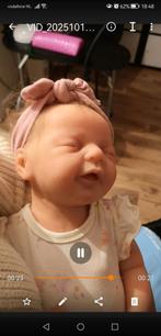 Full silicone babypop!, Ophalen of Verzenden, Zo goed als nieuw, Pop