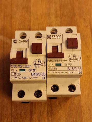 F&G aardlekautomaat B16 FL300,  2st beschikbaar beschikbaar voor biedingen