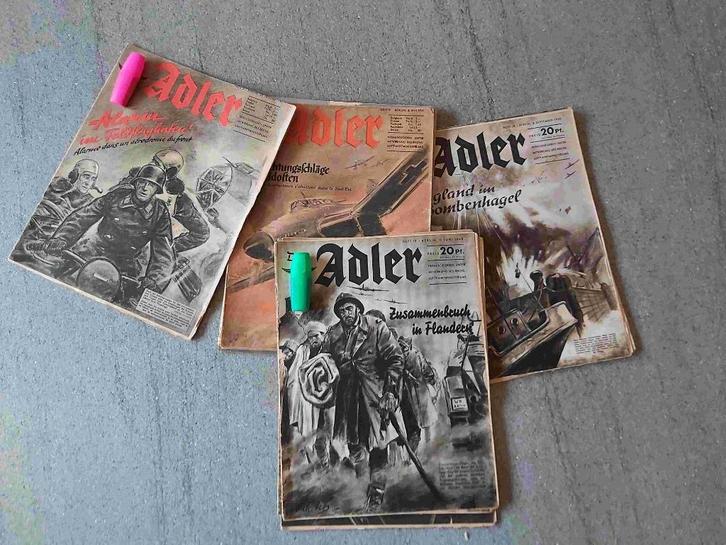 Luftwaffe Der Adler Blitzkrieg Göring Vliegveld Nachtjacht, Verzamelen, Tijdschriften, Kranten en Knipsels, Tijdschrift, Buitenland