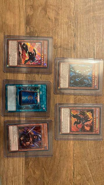Yu Gi Oh secret rare cards beschikbaar voor biedingen