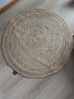 Rond vloerkleed - Ophalen, Huis en Inrichting, Stoffering | Tapijten en Kleden, Ophalen, Gebruikt, 100 tot 150 cm, Beige