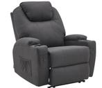 Combo Elektrische relaxstoel Massagestoel met verwarming, Ophalen, Relax, Minder dan 75 cm, Zo goed als nieuw