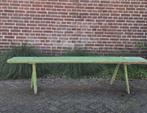 Oud houten bankje, Ophalen
