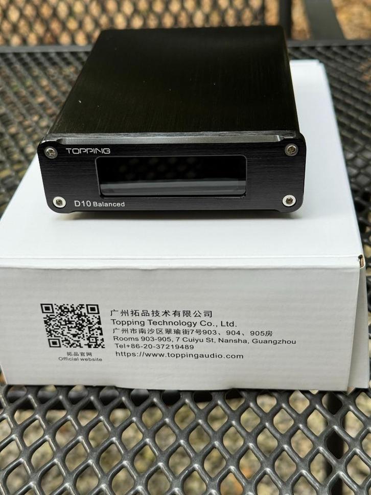 Topping D10 B, Audio, Tv en Foto, Converters, Zo goed als nieuw, Ophalen