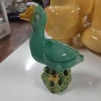 Groene keramische Eend, Antiek en Kunst, Antiek | Keramiek en Aardewerk, Ophalen of Verzenden