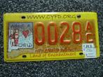 Kentekenplaat licenseplate New Mexico Adopt a Child USA, Verzenden, Gebruikt, Auto's