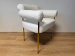 Nieuwe design stoelen/ eetkamerstoelen teddy wit. Woonkamer., Huis en Inrichting, Stoelen, Ophalen, Wit, Nieuw, Stof