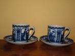 2 Chinese Lange Lijs mokka kop en schotels, Huis en Inrichting, Keuken | Servies, Ophalen of Verzenden, Zo goed als nieuw, Overige stijlen