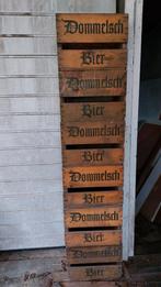 Houten dommelsch bierkratten, 4 stuks, Verzamelen, Biermerken, Ophalen, Gebruikt, Overige typen, Dommelsch