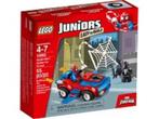 LEGO Juniors 10665 Spiderman Car Pursuit, Ophalen of Verzenden, Zo goed als nieuw, Complete set, Lego