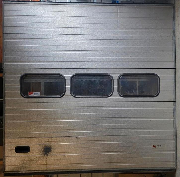 3x3 Overheaddeur roldeur garagedeur, Doe-het-zelf en Verbouw, Deuren en Horren, Gebruikt, Garagedeur, 215 cm of meer, 120 cm of meer