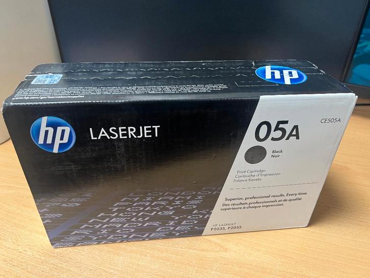 Toner HP05A (CE505A) zwart (origineel), Computers en Software, Printerbenodigdheden, Nieuw, Toner, Ophalen of Verzenden