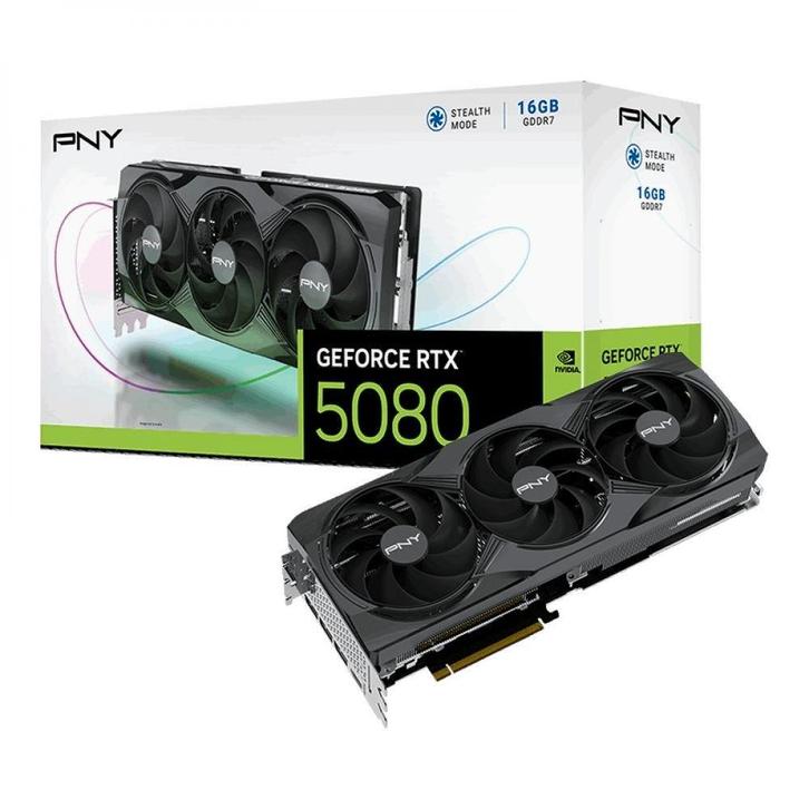 PNY GeForce RTX 5080 16GB GDDR7 Nieuw, Computers en Software, Processors, Nieuw, Ophalen of Verzenden