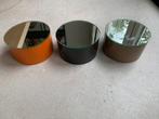 Vintage ronde spiegels, Ophalen, Minder dan 50 cm, Rond, Zo goed als nieuw