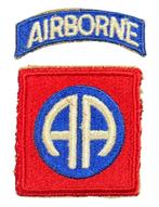Us Army 82nd Airborne patch, Verzamelen, Verzenden, Landmacht, Amerika, Embleem of Badge