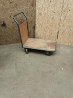 Transportwagen plateauwagen Overtoom, Doe-het-zelf en Verbouw, Hout en Planken, Ophalen, Zo goed als nieuw, Minder dan 200 cm