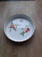 Royal Worcester Quiche Vorm - Evesham, Gebruikt, Porselein of Keramiek, Schaal, Rond