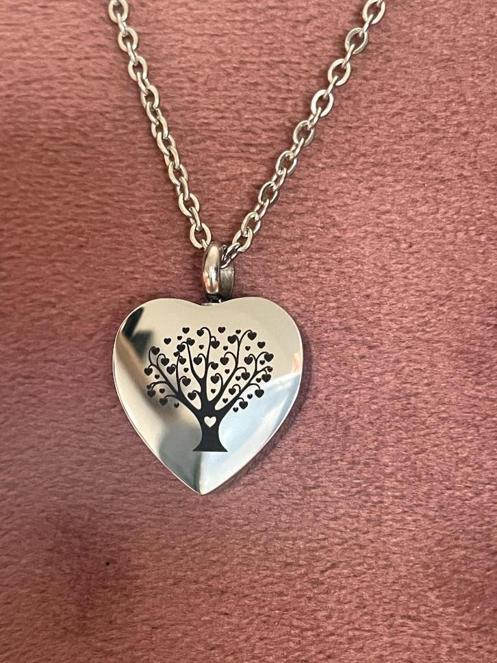 Ashanger/urnhanger Tree of Life (Levensboom) met ketting (1), Sieraden, Tassen en Uiterlijk, Kettingen, Nieuw, Overige materialen