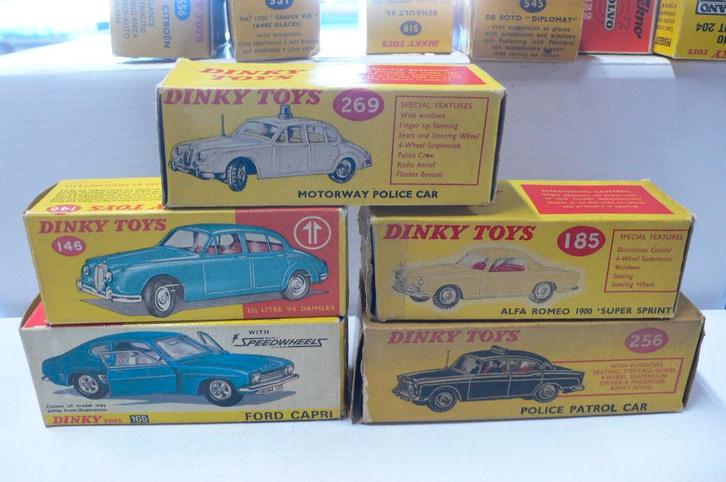 dinky toys engeland-lege- doosjes  1/43, Hobby en Vrije tijd, Modelauto's | 1:43, Gebruikt, Auto, Dinky Toys, Verzenden