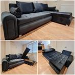 Bank met bedfunctie. Sectionele bank. Slaapbank., Verzenden
