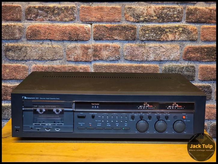 Nakamichi 581, Audio, Tv en Foto, Cassettedecks, Enkel, Overige merken, Ophalen of Verzenden