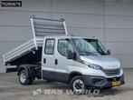 Iveco Daily 35C21 3 zijdige Kipper Dubbel Cabine 210PK 3.0L, Auto's, Bestelauto's, Automaat, Stof, Euro 6, 4 cilinders