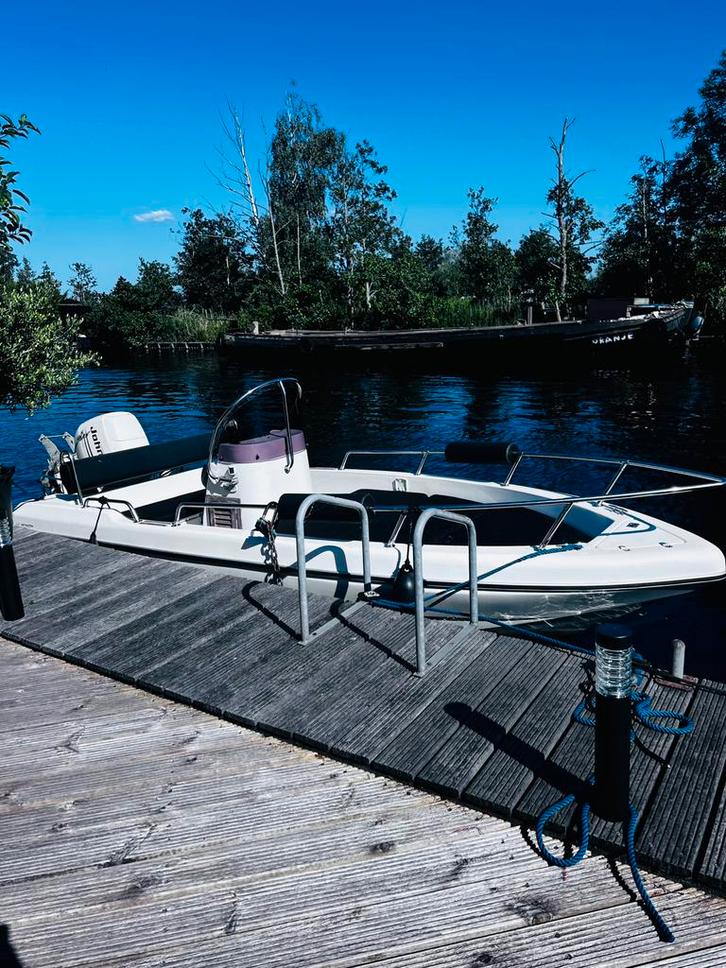 Consoleboot Rascala FM15 met Johnson 70pk motor, Hobby en Vrije tijd, Overige Hobby en Vrije tijd, Ophalen of Verzenden