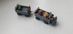 Wiking electrocar met aanhanger en lading.    jaren  '60, Ophalen of Verzenden, Gebruikt, Gelijkstroom of Wisselstroom, Overige merken