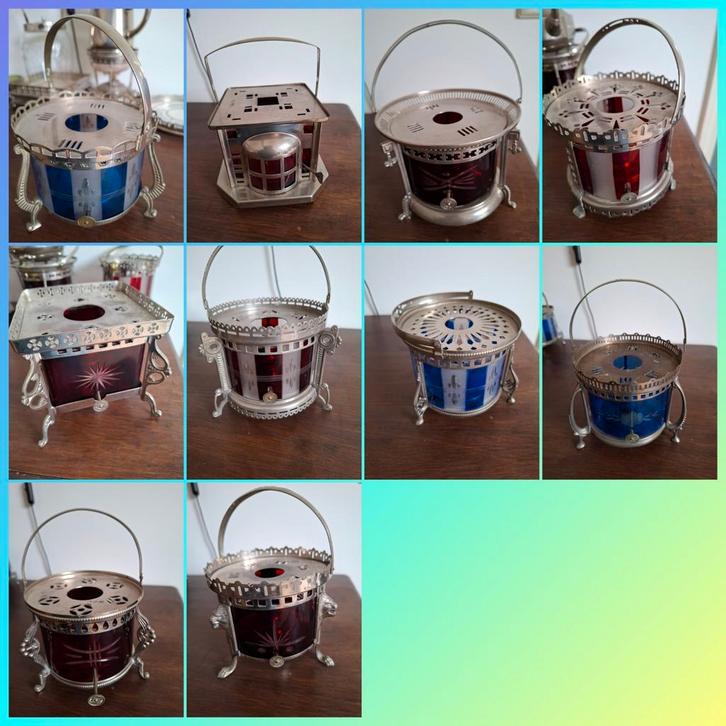 antieke theelichtjes, Antiek en Kunst, Antiek | Keukenbenodigdheden, Ophalen