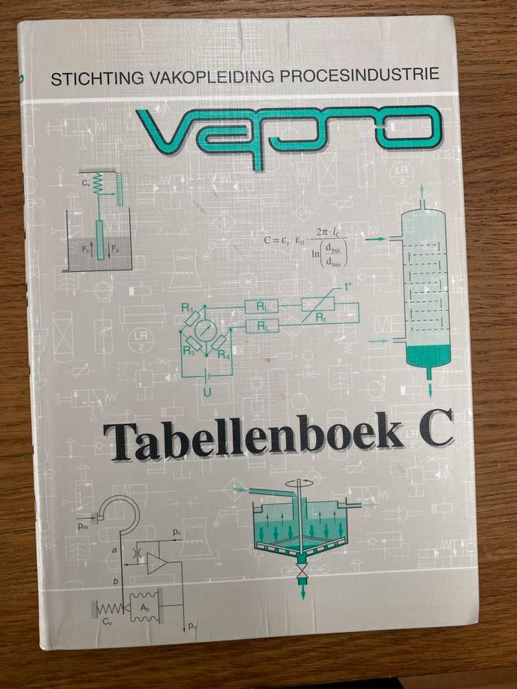 VaPro Tabellenboek C - Procesindustrie, Boeken, Techniek, Gelezen, Overige onderwerpen, Ophalen of Verzenden