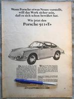 Advertentie 1967 Porsche 911 T, Verzamelen, Automerken, Motoren en Formule 1, Auto's, Gebruikt, Verzenden
