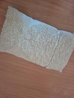 Huizedop Kussen - 30x50 cm, Huis en Inrichting, Woonaccessoires | Kussens, Ophalen of Verzenden, Zo goed als nieuw, Beige, Rechthoekig