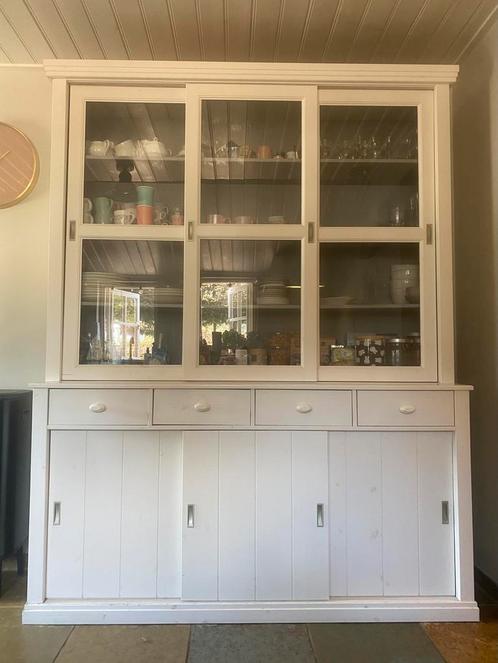 Woood buffetkast vitrinekast, Huis en Inrichting, Kasten | Buffetkasten, Gebruikt, 200 cm of meer, 150 tot 200 cm, 25 tot 50 cm
