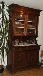 Franse Jachtkast Antiek, Huis en Inrichting, Gebruikt, 200 cm of meer, Eikenhout, 25 tot 50 cm