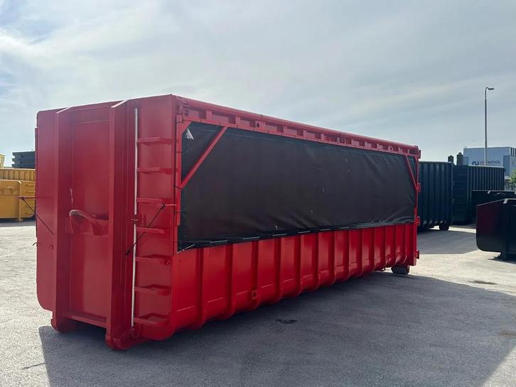 Sidalco 40 m3 klapnetten ral 3020 (bj 2025), Zakelijke goederen, Machines en Bouw | Keten en Containers