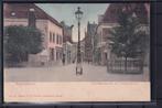 Amersfoort - Varkensmarkt en Langestraat 1904 kleur (W327), Gelopen, Utrecht, Voor 1920, Verzenden