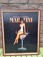 Authentiek houten pubbord Martini, Verzamelen, Ophalen of Verzenden, Nieuw, Reclamebord