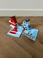 ZGAN Duplo Eerste politie auto brandweer helicopter 10957, Kinderen en Baby's, Speelgoed | Duplo en Lego, Ophalen of Verzenden