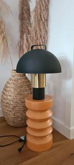 H&M tafellamp mushroom zwart/messing, Huis en Inrichting, Lampen | Tafellampen, Minder dan 50 cm, Metaal, Zo goed als nieuw, Ophalen
